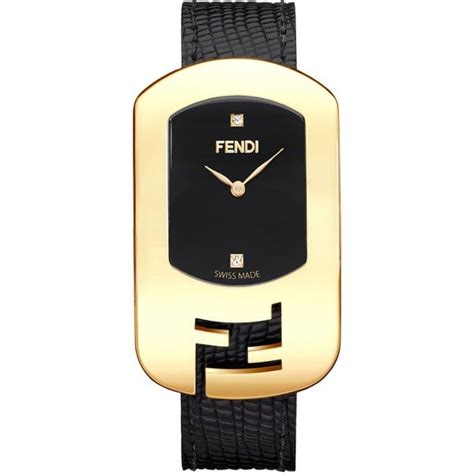 fendi swiss chameleon diamond watch double strap